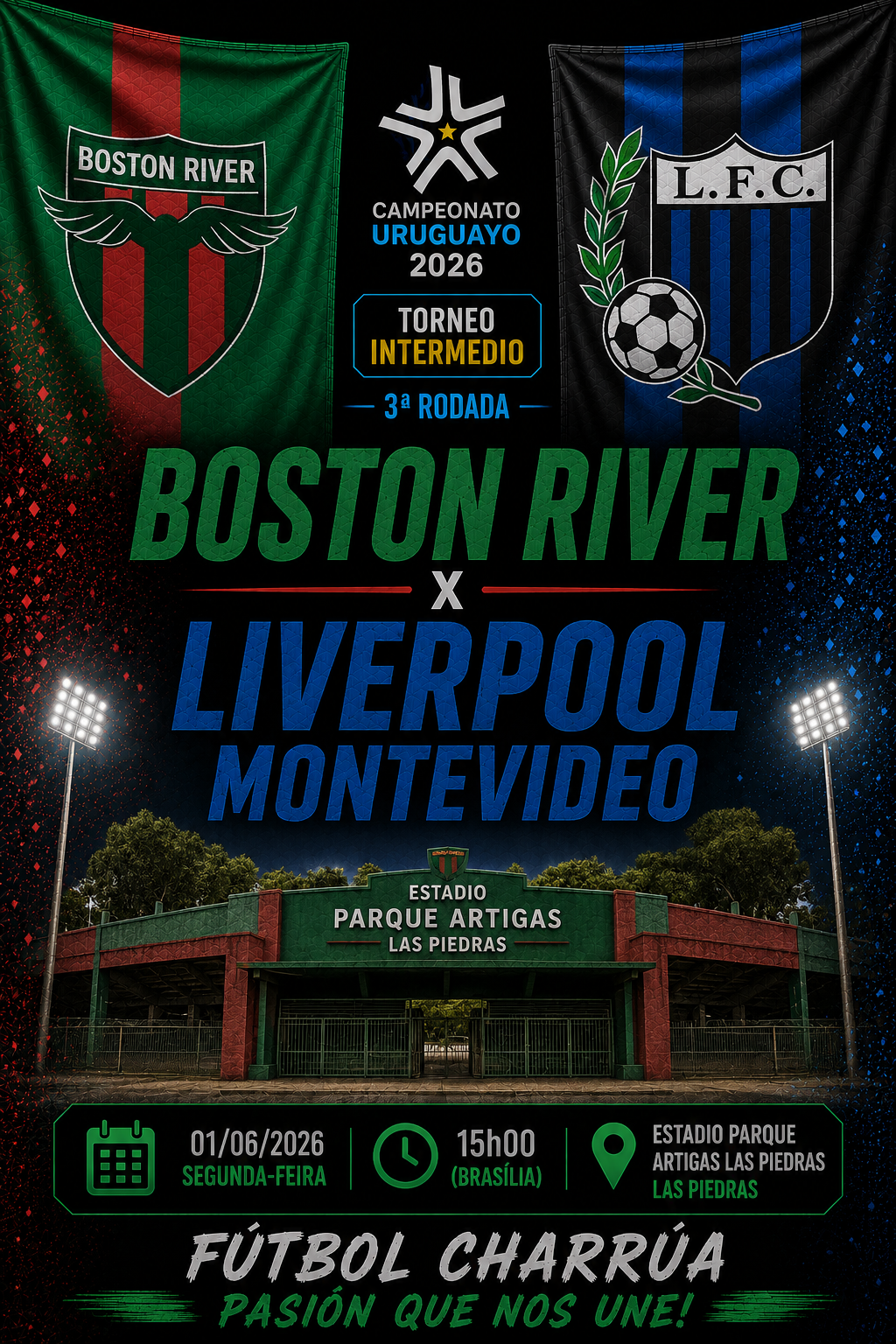 BOSTON RIVER × LIVERPOOL MONTEVIDEO: Ambos Marcam -Sim @1,83