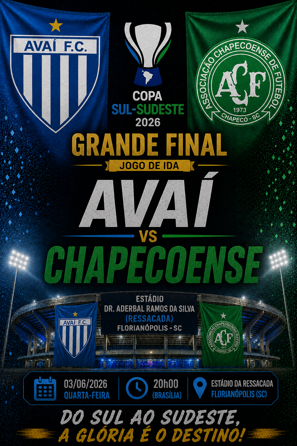 AVAÍ × CHAPECOENSE: Vitoria Casa @2,55